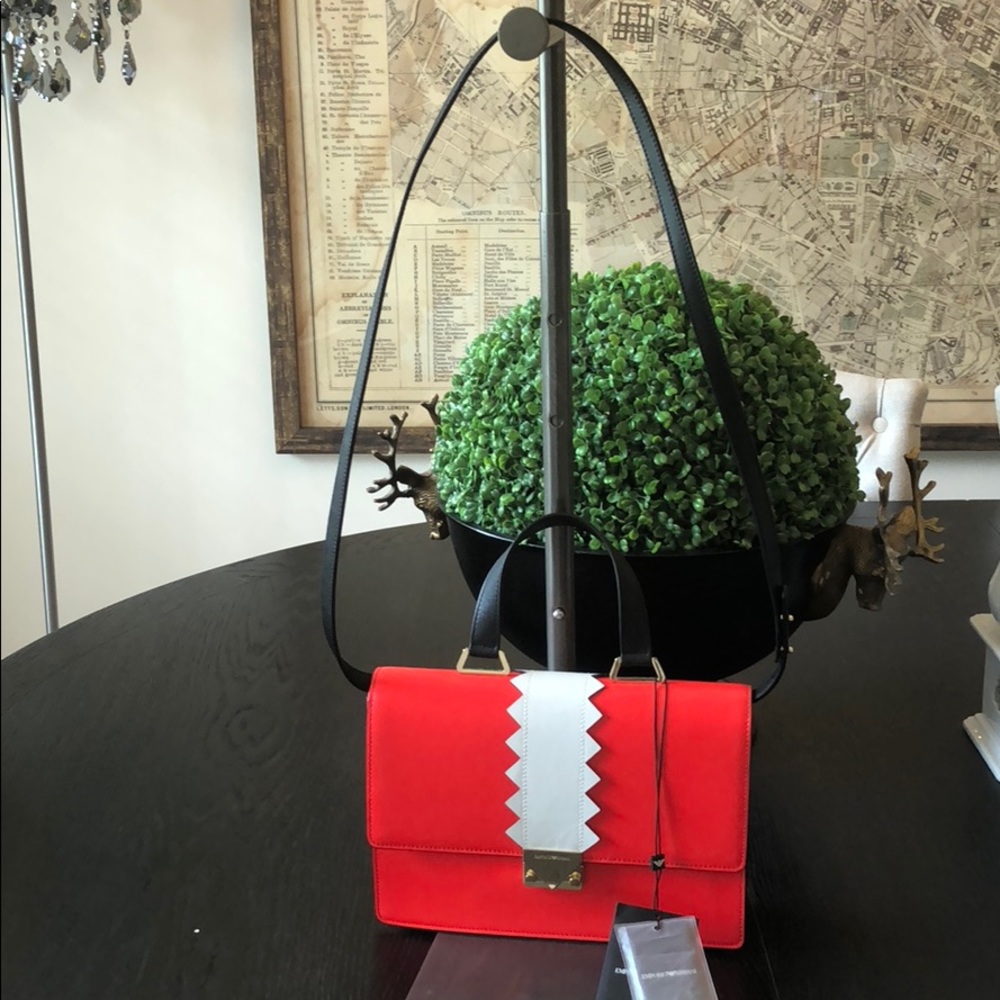 **SOLD** EMPORIO ARMANI HANDBAG W SHOULDER STRAP